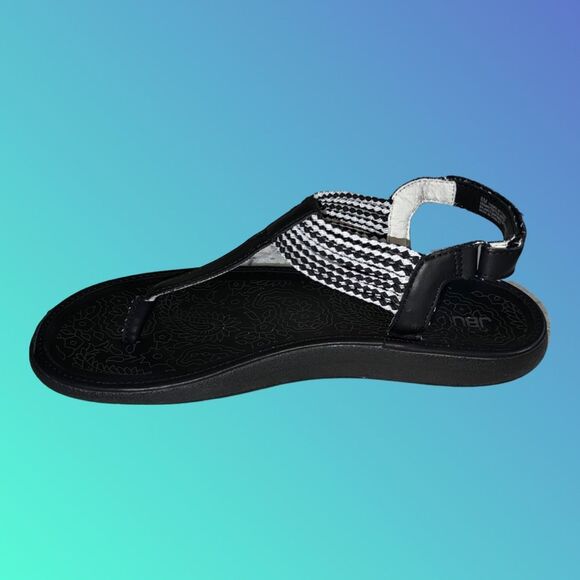 JBU by Jambu Black & Silver Yasmin Sandal Size 8 - Picture 6 of 7